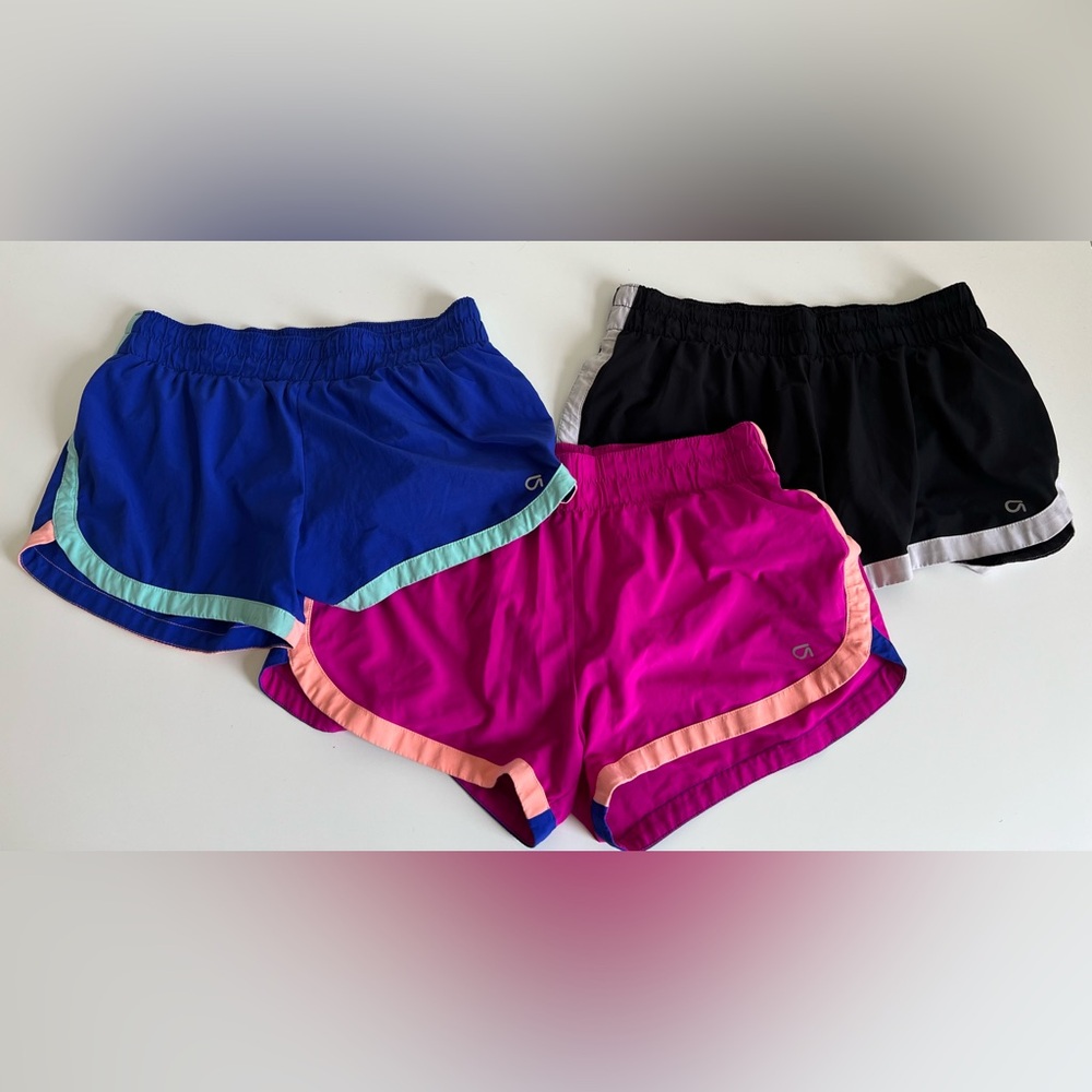 XS gap fit gsprint running shorts black pink blue extra small women’s size